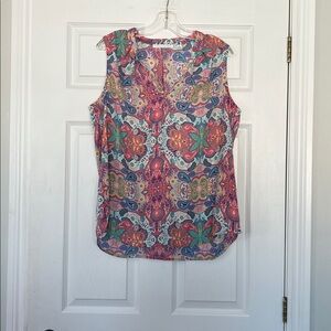 4/$20 Violet & Claire Multicolor Paisley Blouse